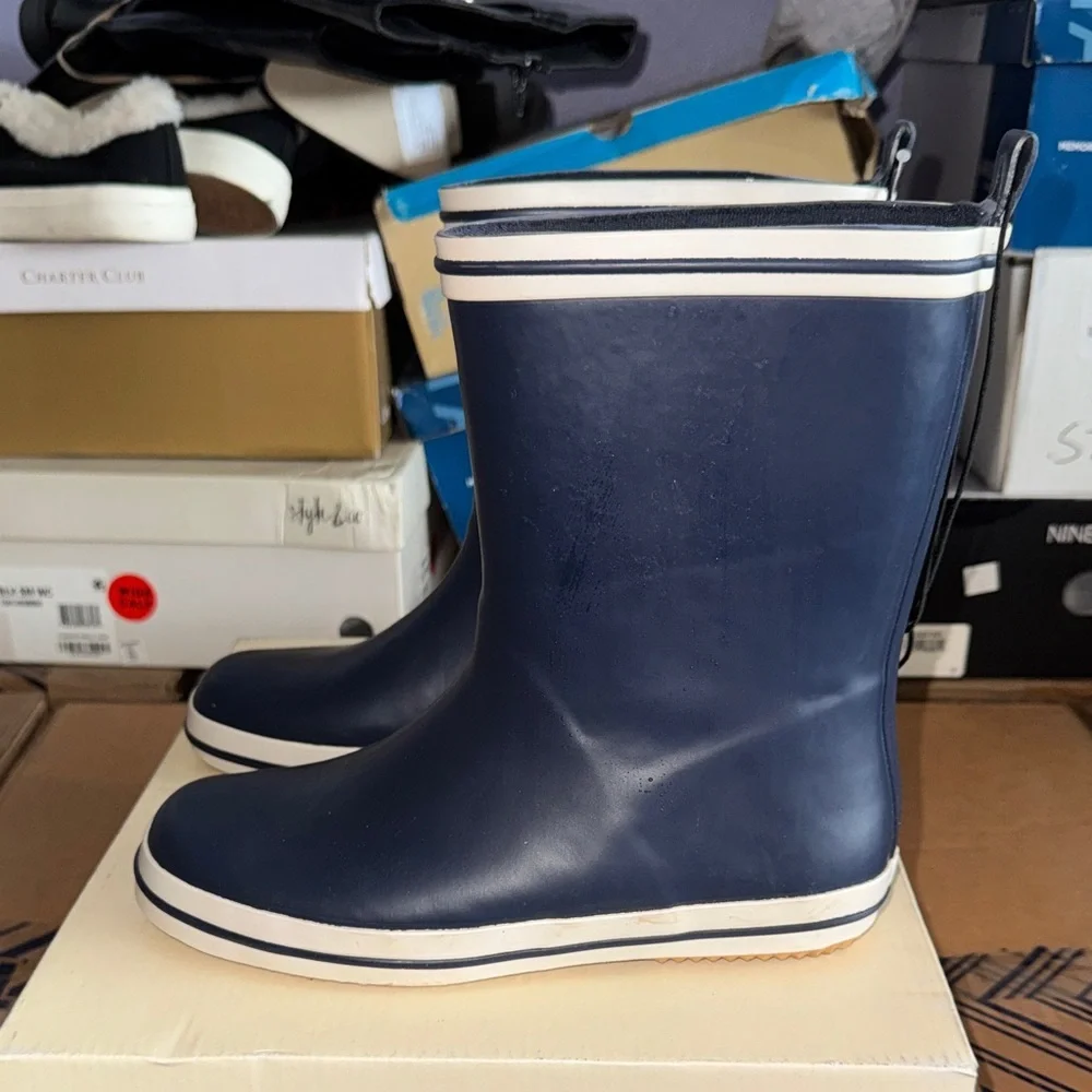 St. John's Bay Navy Winter & Rain Boots